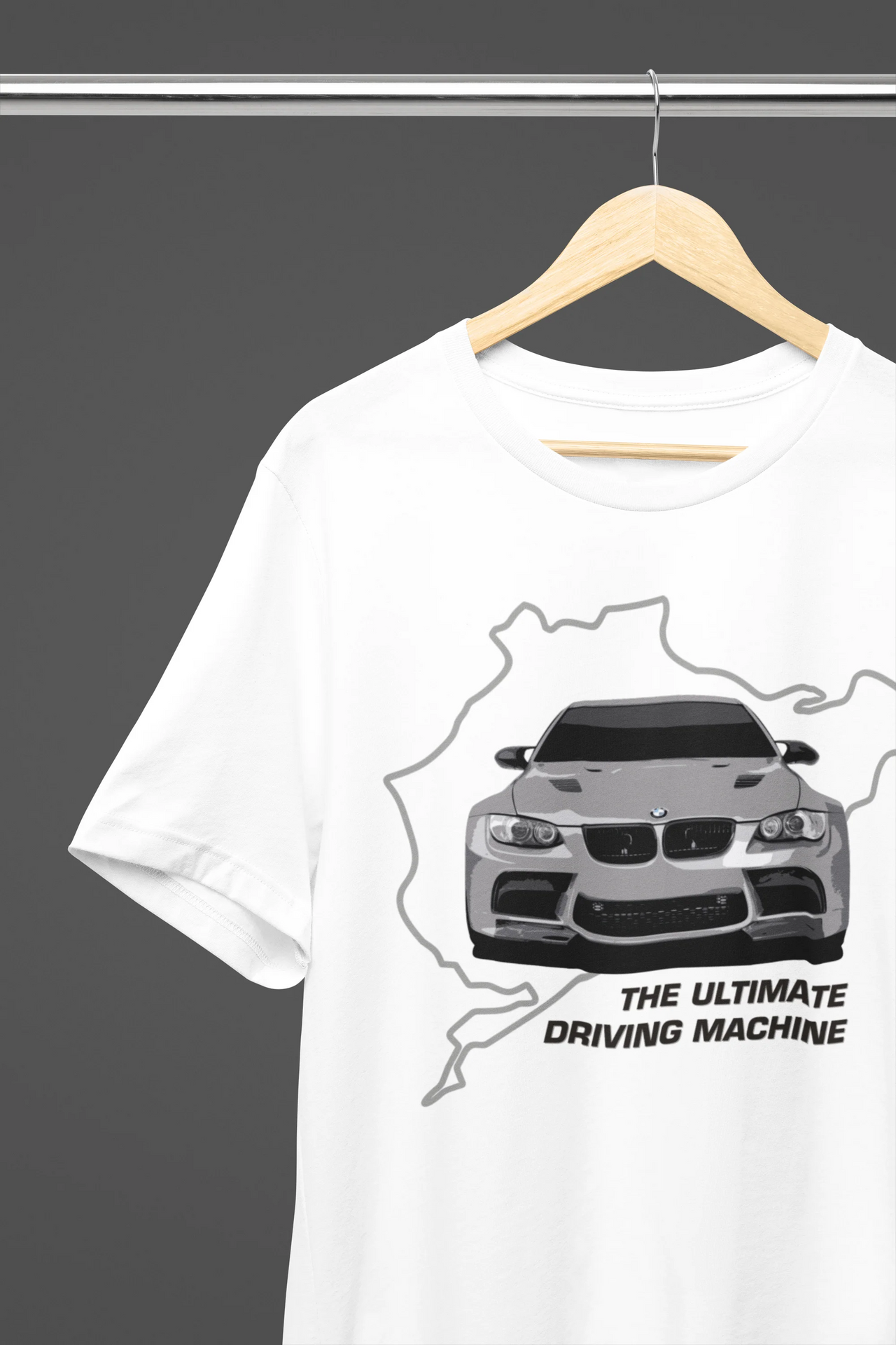 Camiseta BMW M3 e92 Nurburgring blanca