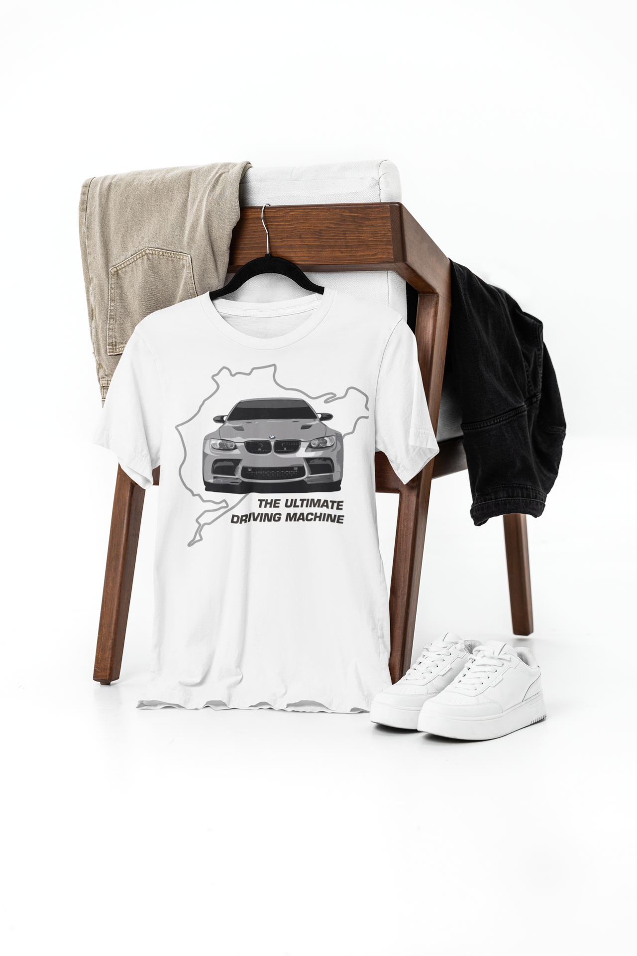 Camiseta BMW M3 e92 Nurburgring blanca