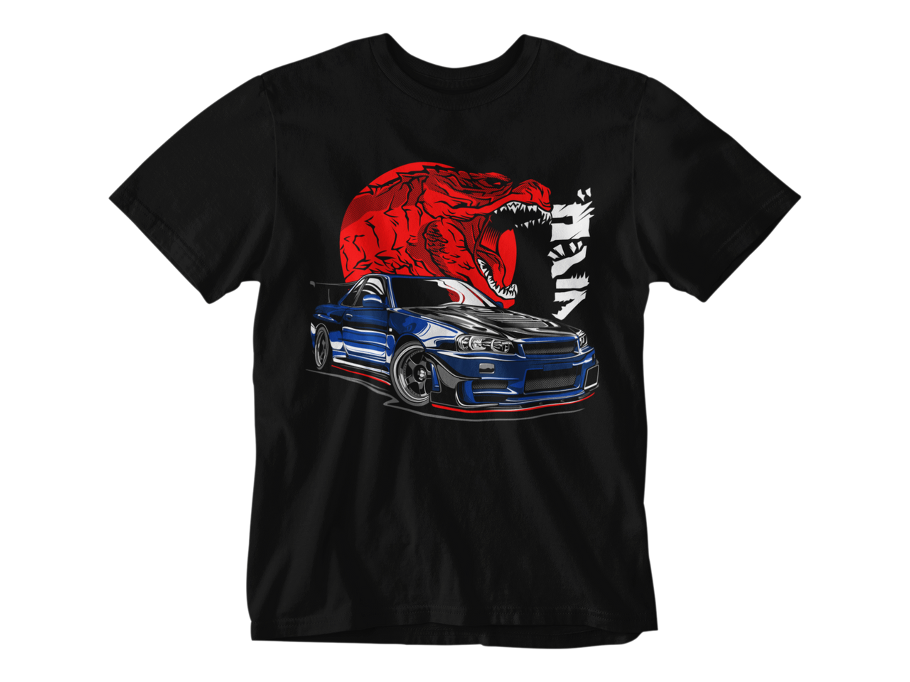 Camiseta Nissan GTR R34 Godzilla