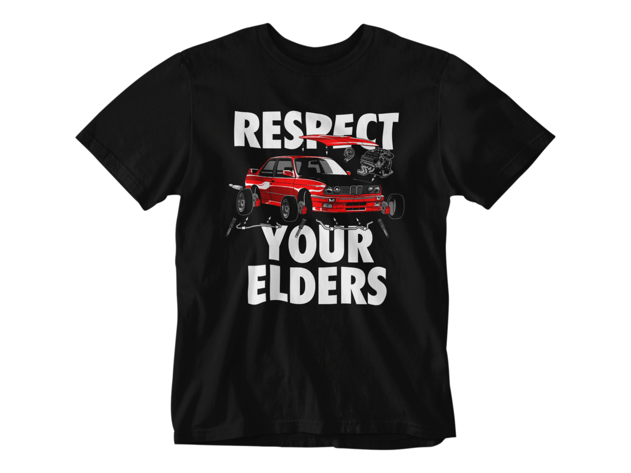 Camiseta BMW M3 E30 Respect Your Elders