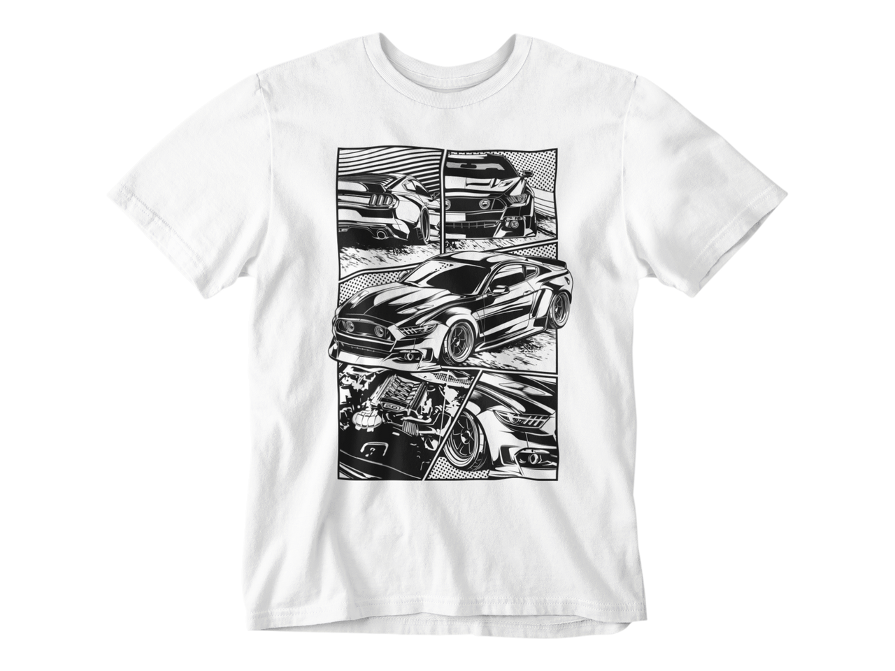 Camiseta Mustang Comic