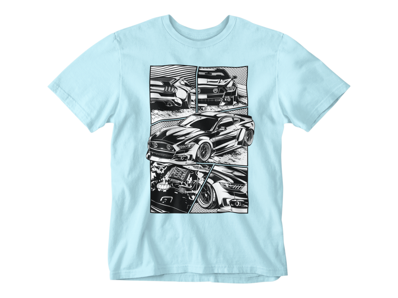 Camiseta Mustang Comic