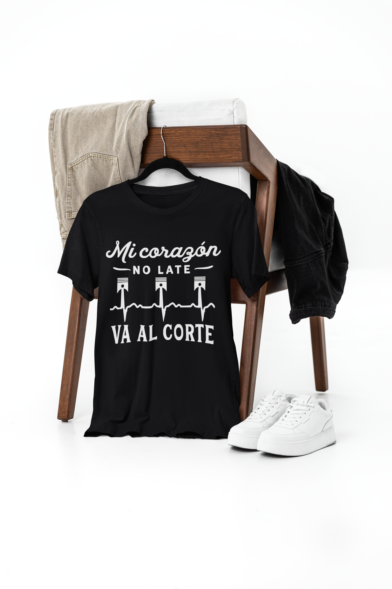 Camiseta Mi Corazón No Late Va Al Corte