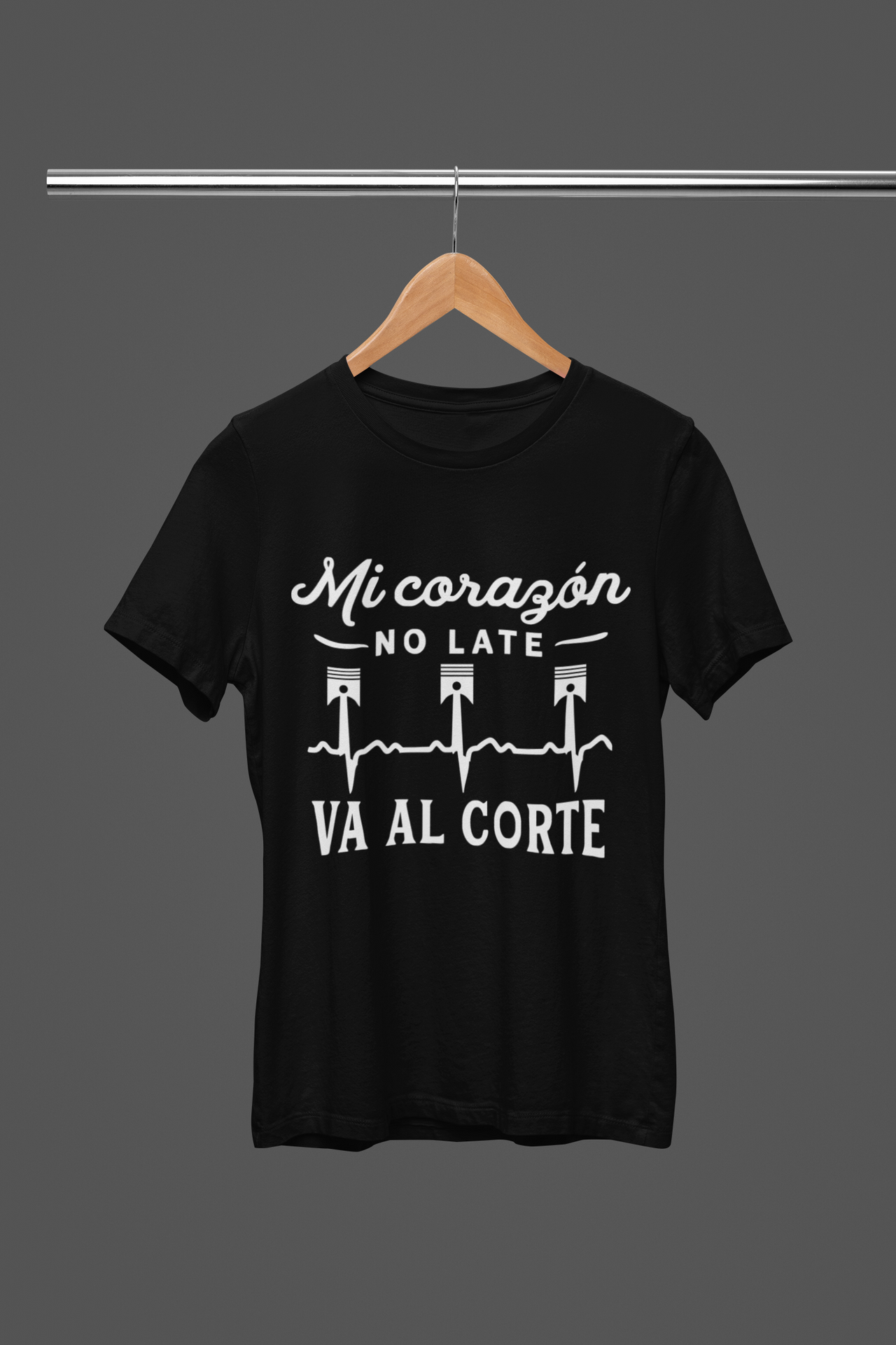 Camiseta Mi Corazón No Late Va Al Corte