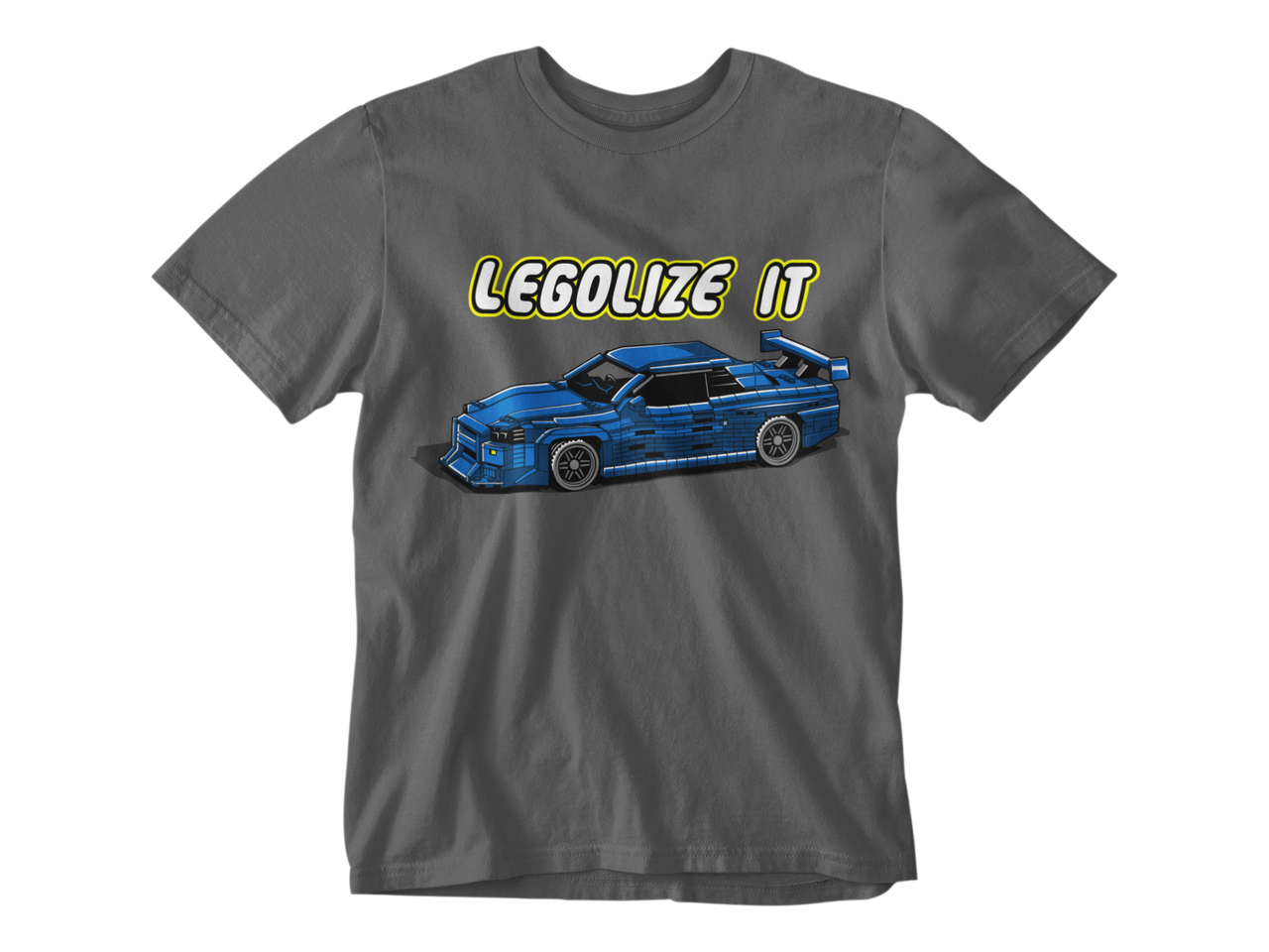 Camiseta GTR R34 Lego