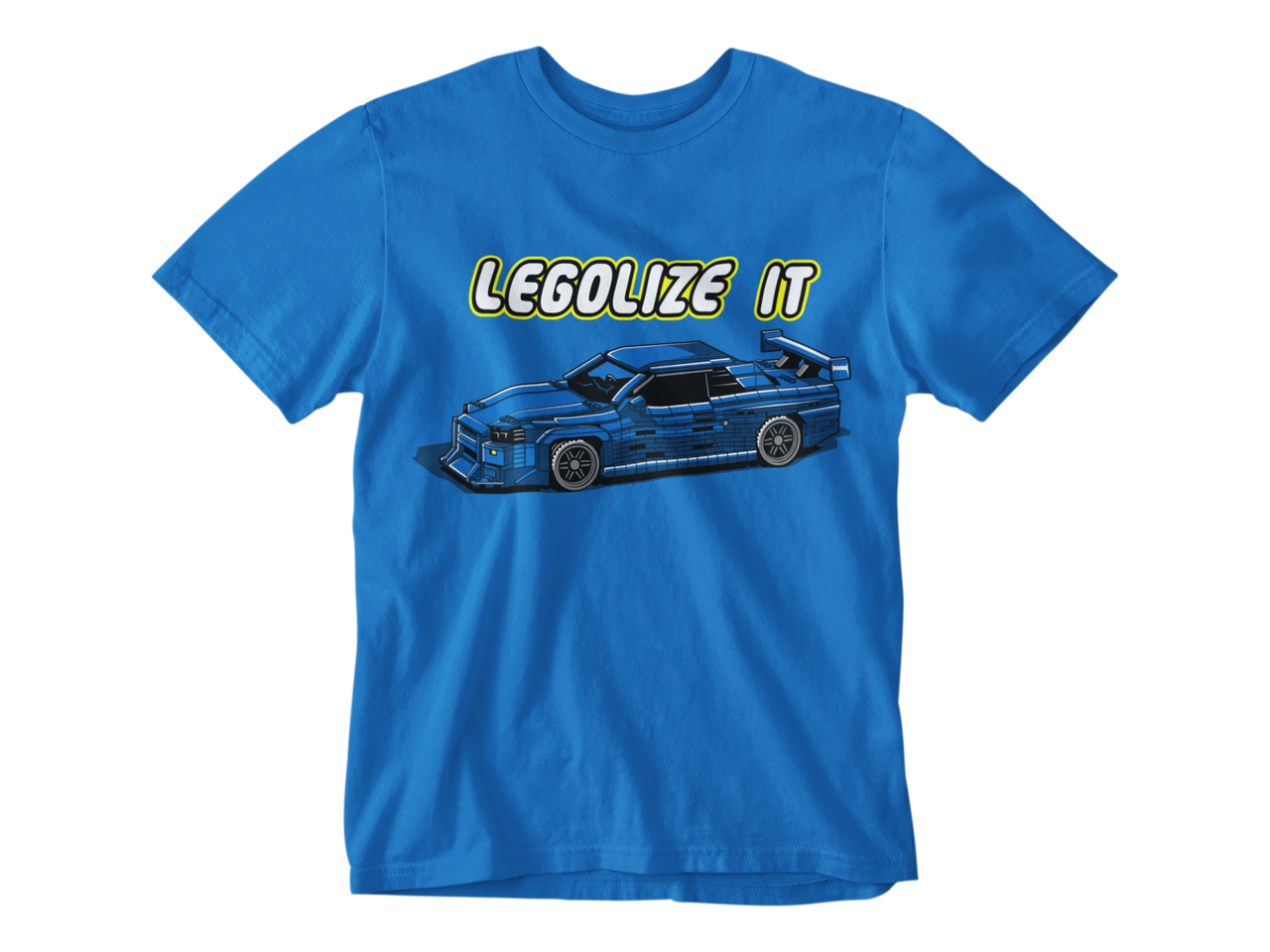 Camiseta GTR R34 Lego
