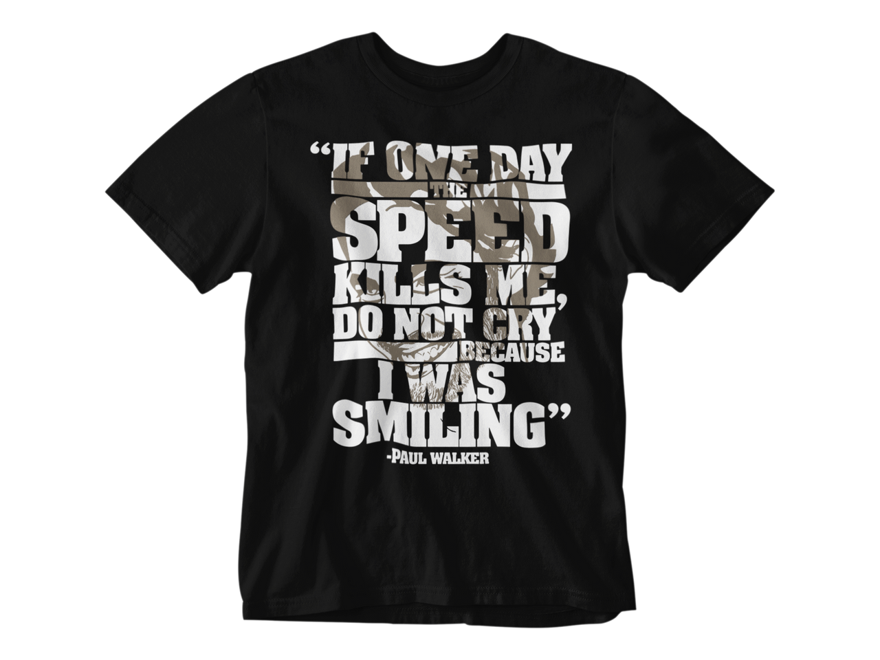 Camiseta Paul Walker If One Day