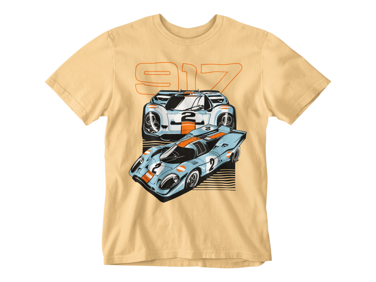 camiseta porsche 917 gulf lemans