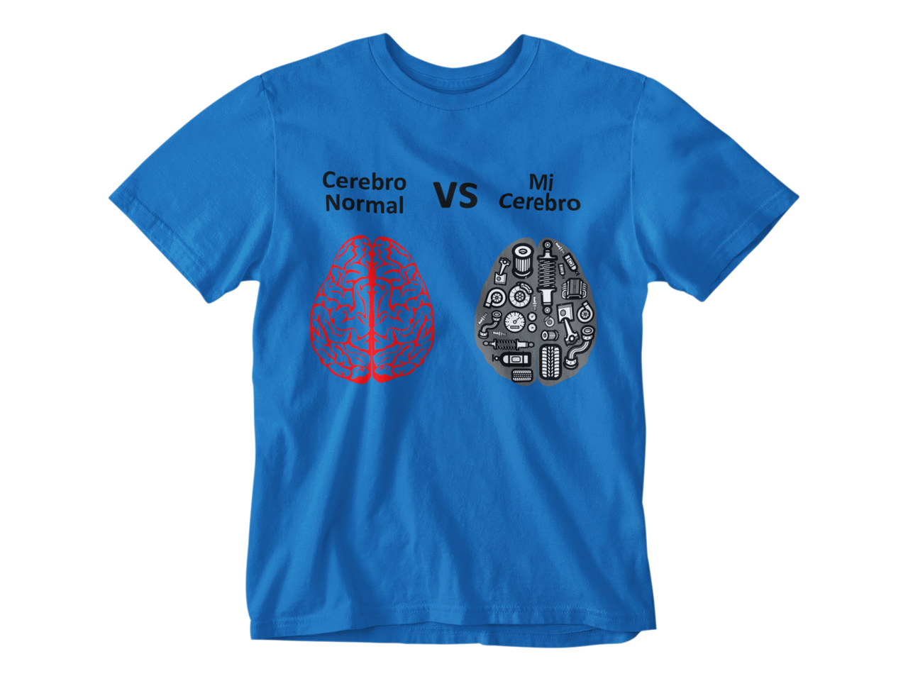 Camiseta Cerebro Normal VS Mi Cerebro