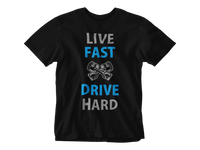 Thumbnail for Camiseta Live Fast Drive Hard