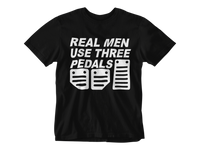 Thumbnail for Camiseta Real Men Use Three Pedals