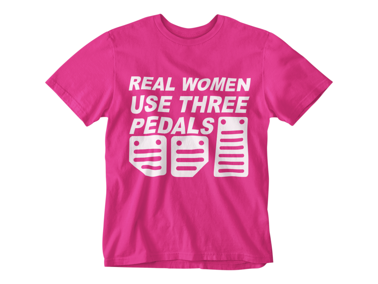 Camiseta Real Woman Use Three Pedals
