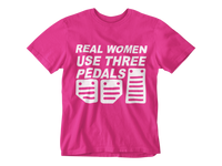 Thumbnail for Camiseta Real Woman Use Three Pedals