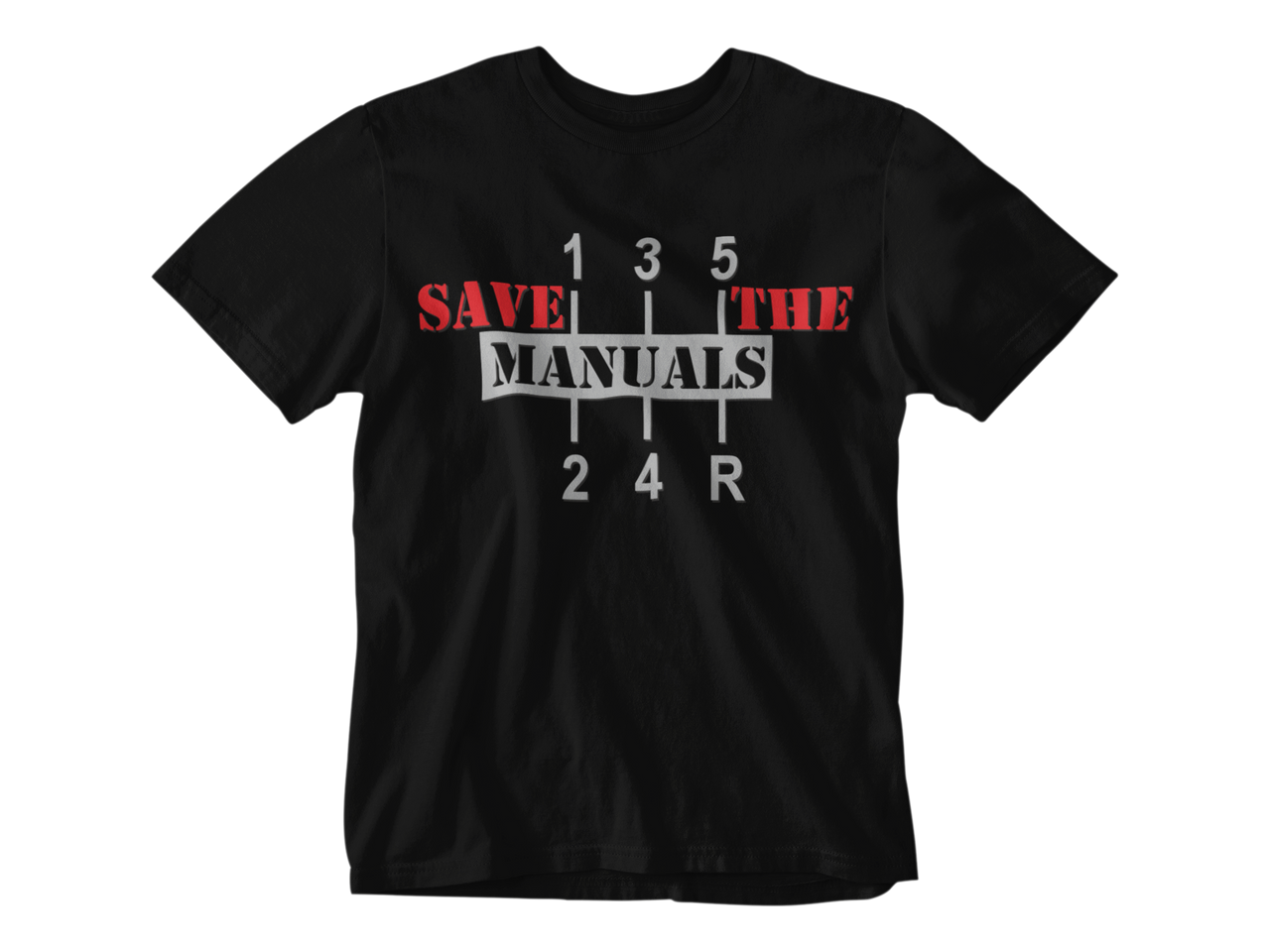 Camiseta Save The Manuals